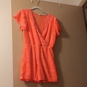 Orange romper